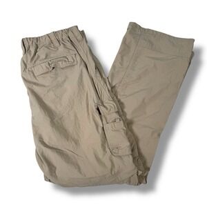 REI Pants Men 32 Long (35x30.5) XL Sahara Convertible Zipoff‎ Nylon Cargo Hike